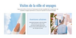 Visites De La Ville Et Voyages - Modèles De Sites Web
