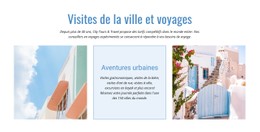 Disposition CSS Pour Visites De La Ville Et Voyages