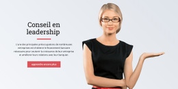 Conseil En Leadership Modèle De Mise En Page CSS