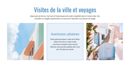 Visites De La Ville Et Voyages - Modèle HTML De Base