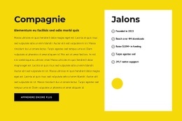 Jalons De L'Entreprise