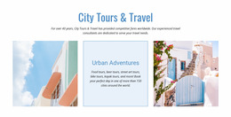 City Tours And Travel - Builder HTML