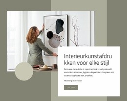 Kunstafdrukken Voor Elke Stijl - Free HTML Website Builder