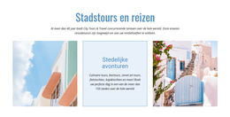 Ingebouwde Meervoudige Lay-Out Voor Rondleidingen Door De Stad En Reizen