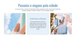 Passeios Pela Cidade E Viagens - Construtor De Sites Moderno