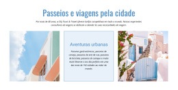 Passeios Pela Cidade E Viagens - Builder HTML