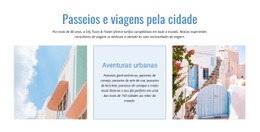 Passeios Pela Cidade E Viagens - Modelos De Sites