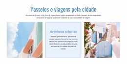 Passeios Pela Cidade E Viagens - Layout Múltiplo