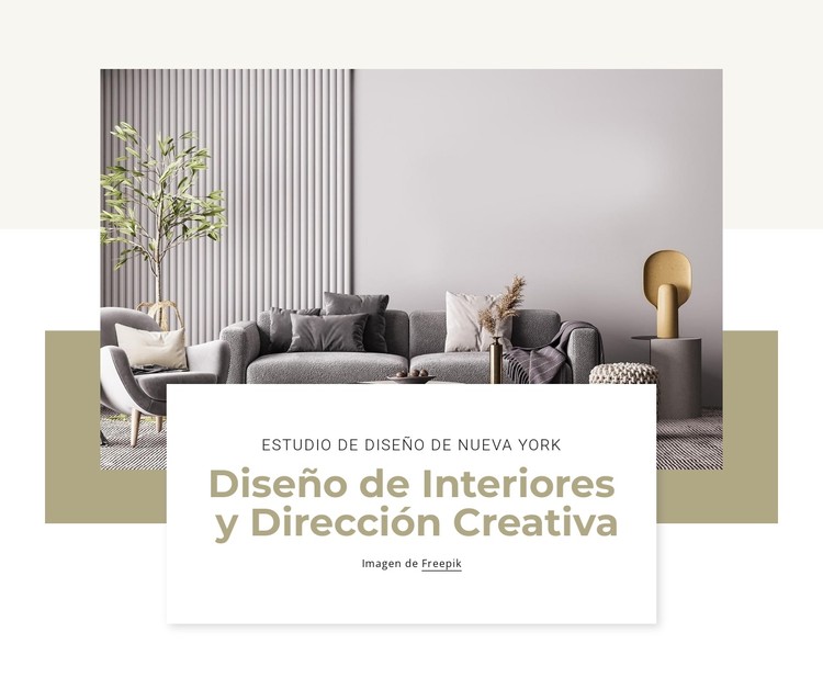 proyectos de interiorismo Plantilla CSS