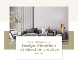 Projets De Design D'Intérieur – Modèle De Site Web Personnel