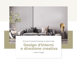 Progetti Di Interior Design - Modello Web HTML