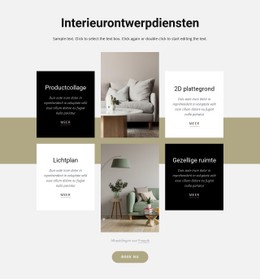 Interieurontwerpbureau CSS-Formuliersjabloon