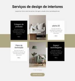 Empresa De Design De Interiores - Website Creation HTML