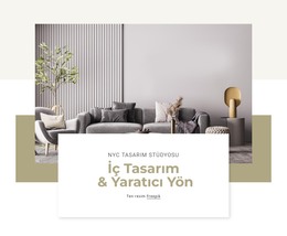 İç Tasarım Projeleri - HTML Web Şablonu