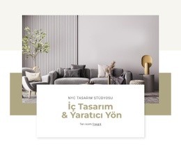 İç Tasarım Projeleri - Kişisel Web Sitesi Şablonu