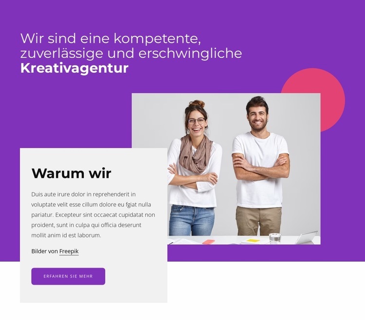 Award-Finning-Firma Website Builder-Vorlagen