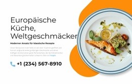 Europäische Küche - HTML Page Creator