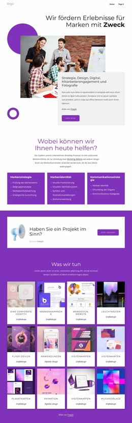 Exklusive Joomla-Vorlage Für Vollständiges Branding Und Webdesign