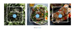 Schauen Sie Sich Die Speisekarte An – Fertiges Website-Design