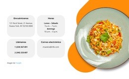 Herramienta De Maquetación De Sitio Web Para Nuestros Restaurantes