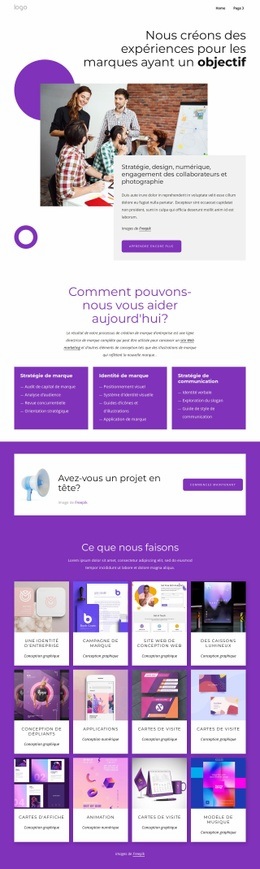 Image De Marque Complète Et Conception Web - Inspiration Pour La Conception De Sites Web