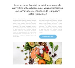 Mangez Des Légumes Et Des Fruits - Modèle HTML Simple