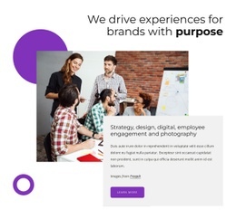 Create a Luxury Brand for your business - Html Code Example by Nicepage