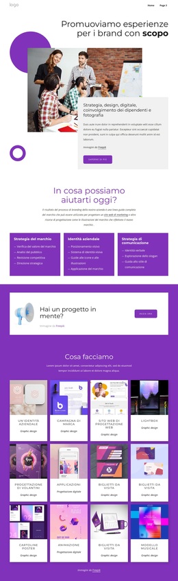 Branding E Web Design Completi - Tema WordPress Gratuito
