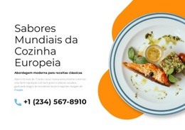 Cozinha Europeia - HTML Page Creator