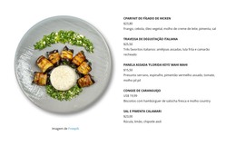 Várias Saladas - Modelo HTML Simples