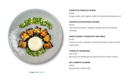 Várias Saladas - Modelos De Temas HTML5 Gratuitos