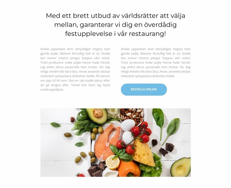 Ät grönsaker och frukt CSS -mall