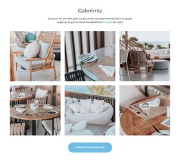 Restoran Fotoğrafları - HTML Sayfası Şablonu