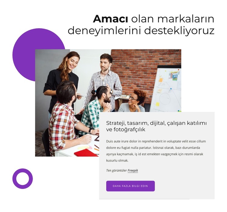 İşletmeniz için bir Lüks Marka yaratın HTML Şablonu