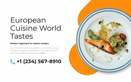 European Cuisine Royalty Free