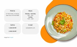 Our Restaurants - Easy Website Design