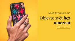 Připraveno K Použití Návrhu Webu Pro Technologie A Vybavení