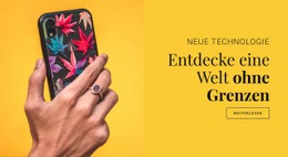 Technologie Und Ausrüstung - Website-Vorlagen