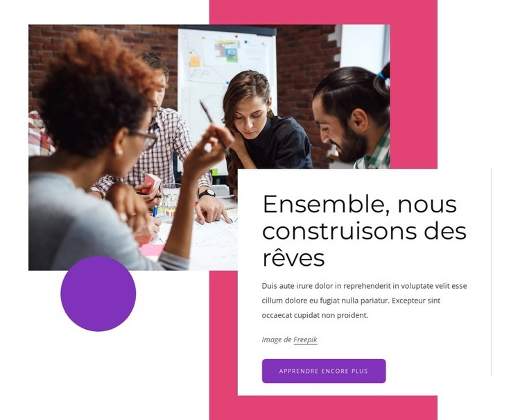 Inspiration pour les innovateurs Conception de site Web