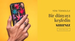 Teknoloji Ve Ekipman - Web Sitesi Şablonları