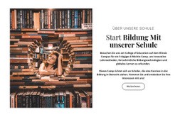 Grundschulbildung - HTML5-Responsive Vorlage