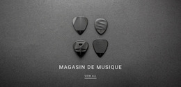 Magasin De Musique - Page De Destination