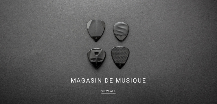 Magasin de musique Thème WordPress