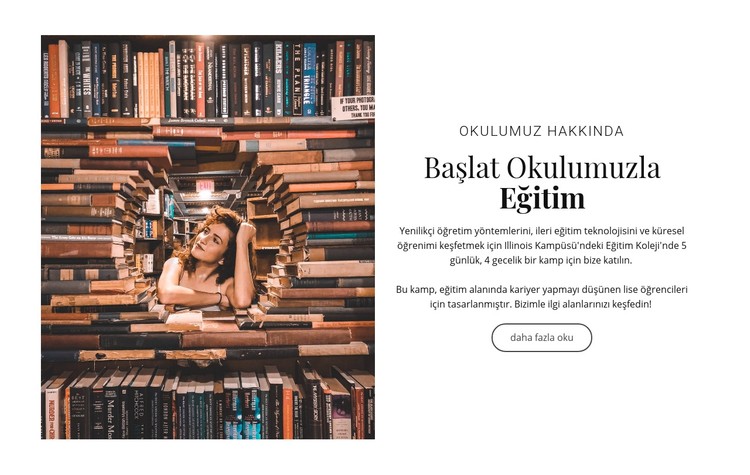 İlköğretim CSS Şablonu