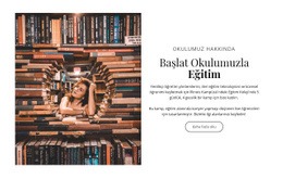 İlköğretim - Duyarlı Web Sitesi Tasarımı