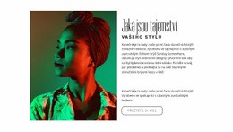 Prémiový Design Webových Stránek Pro Barvy Na Bavlnu A Vlnu