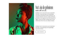 Premium Website-Ontwerp Voor Kleurstoffen Van Katoen En Wol