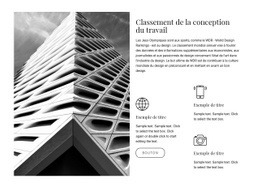 Classement De La Conception Du Travail – Page De Destination