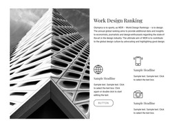 HTML Page Design For Work Design Ranking