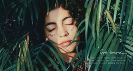 Tema Della Giungla Alla Moda Modello HTML5 E CSS3